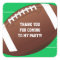 Football Sports Birthday Party Favour