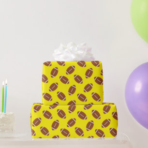 Football Sports Birthday Party Wrapping Paper