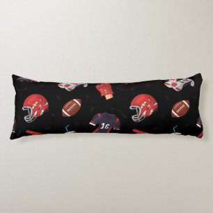 Football Sports Equipment with Food Pattern Body Pillow
