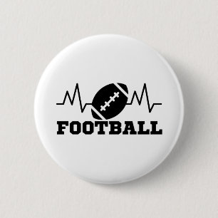 Football  sports Olympics 2 Inch Round Button