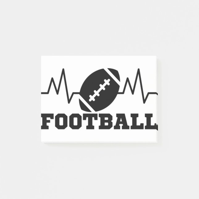 Football  sports Olympics Post-it Notes (Front)