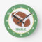 Football Sports Personalized Wall Clock - Green