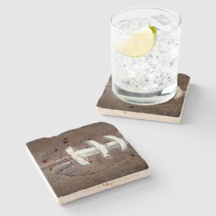Football Sports Photography Stone Coaster