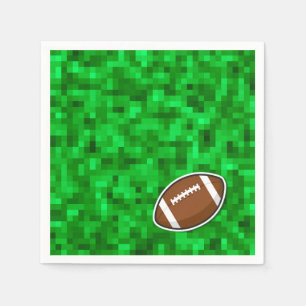 Football Sports Turf Touchdown Fans Game Fun Napkin