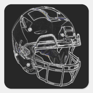 Football Square Sticker