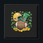 Football St Patricks Day Lucky Football Player Sha Magnet<br><div class="desc">Football St Patricks Day Lucky Football Player Shamrock</div>
