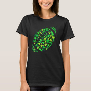 Football St Patricks Day Shamrock C Rugby Irish T-Shirt