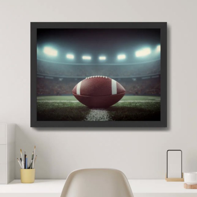 Football Stadium Blue Dramatic Photo Poster (Creator Uploaded)