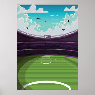 Football Stadium Poster