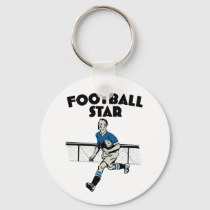 Football Star Keychain