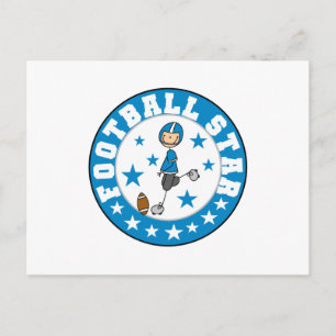 Football Star Postcard