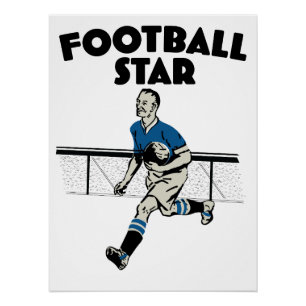 Football Star Poster