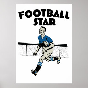 Football Star Poster