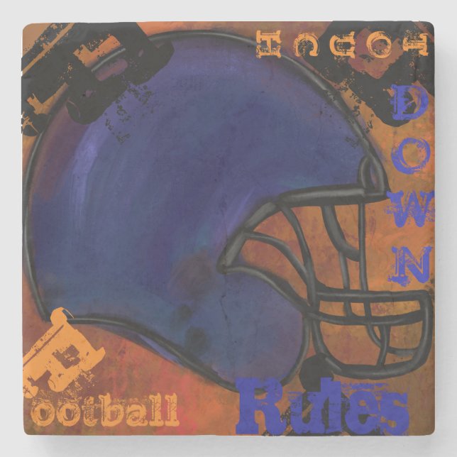 FOOTBALL STONE COASTER (Front)