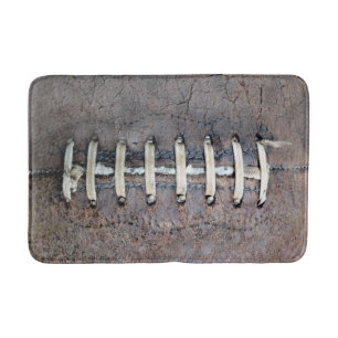 Football Strings Horizontal Bath Mat