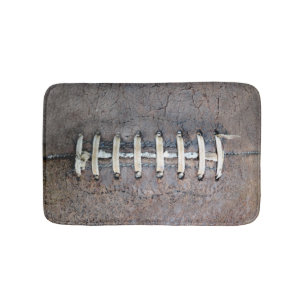 Football Strings Horizontal Bath Mat