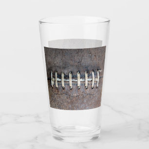 Football Strings Horizontal Glass