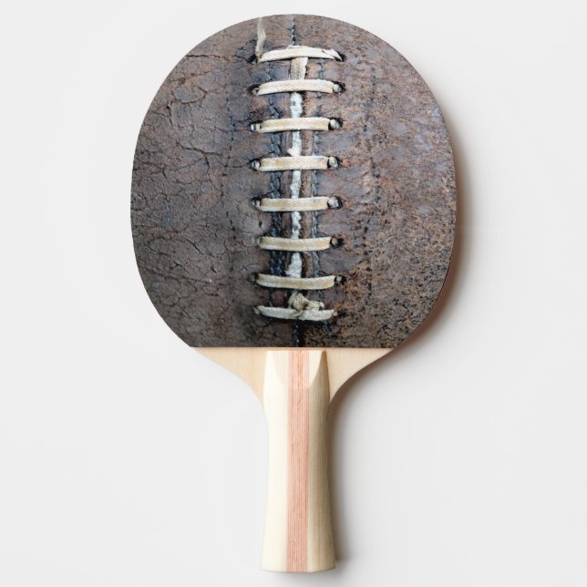 Football Strings Ping Pong Paddle (Front)