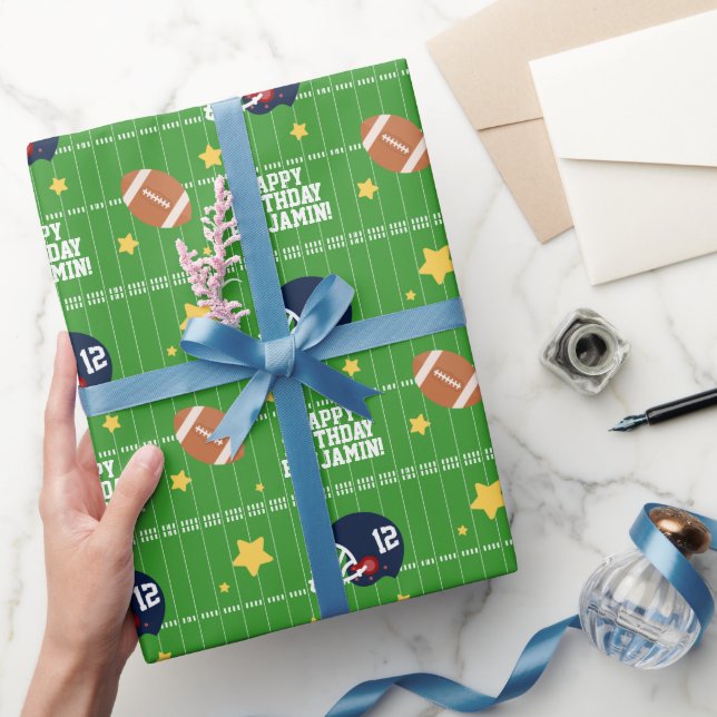 Football Super Star Wrapping Paper (Gifting)