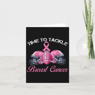 Football Survivor Time To Tackle Breast Cancer Awa Card