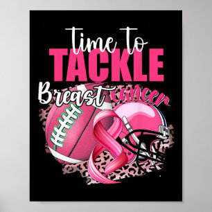 Football Survivor Time To Tackle Breast Cancer Awa Poster