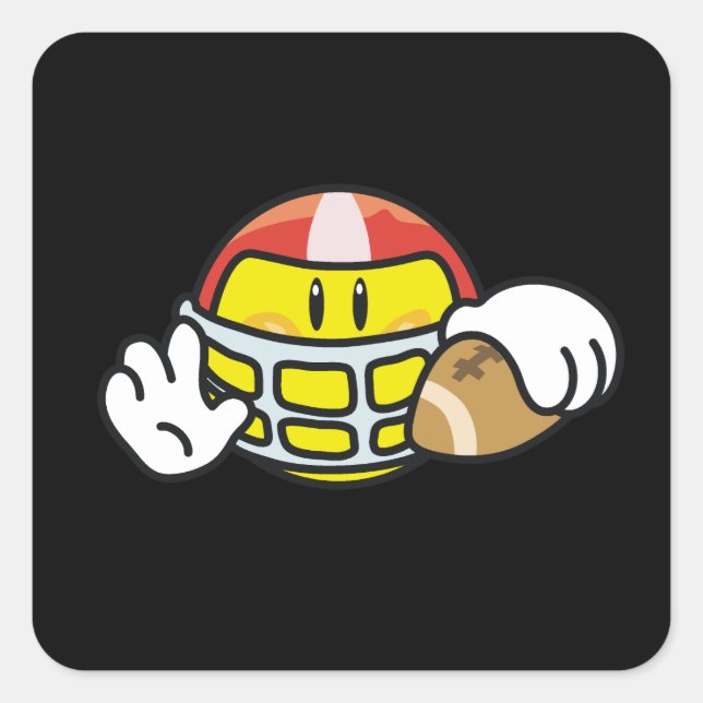 Football T-shirts and Gifts Square Sticker (Front)