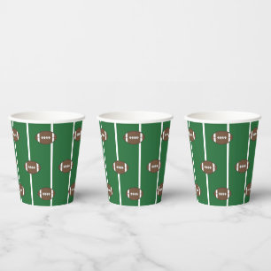 Football Tailgate Coffee Party  Drink   Paper  Cups