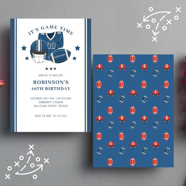 Football Tailgating Birthday Party Invitation (Creator Uploaded)