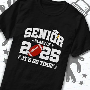 Football Team Class of 2025 Graduation Senior 2025 T-Shirt