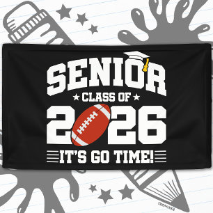 Football Team Class of 2026 Graduation Senior 2026 Banner