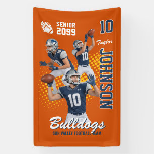 Football Team Custom Photo Senior Night Sports Banner