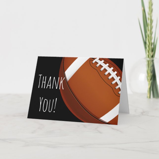 Football Team Custom Thank You (Front)