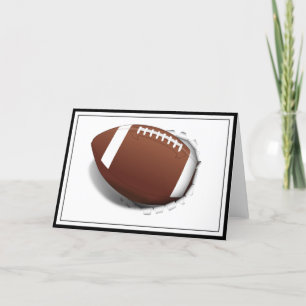 Football Tearing Out Card