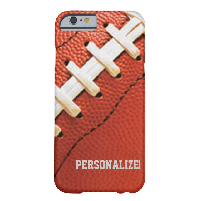 Football Texture Personalized iPhone 6 case (Back)