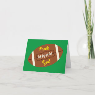 Football Thank You Card