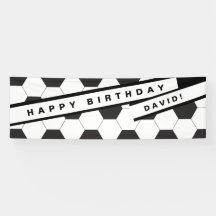 Football Thème Anniversaire Bannière de fête | Ajo