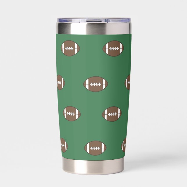 Football Thermal Tumbler  (Front)