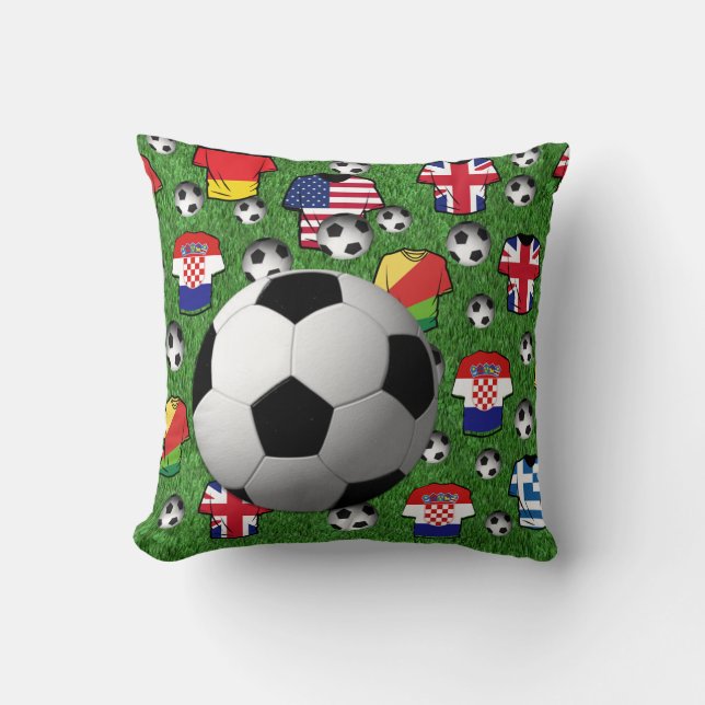 Football Throw Pillow (Front)