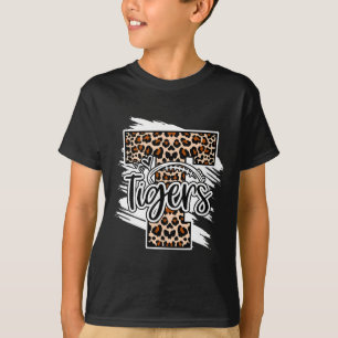 Football Tigers School Sports Fan Team Spirit T-Shirt