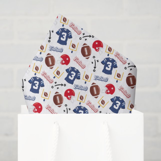 Football Tissue Paper (Gift Bag)