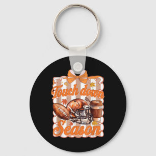 Football Touchdown Season, Fall Football Coquette, Keychain
