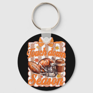 Football Touchdown Season, Fall Football Coquette, Keychain