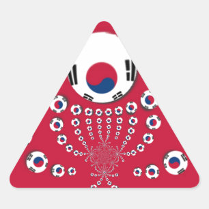 Football. Triangle Sticker