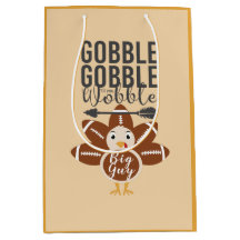 Football Turkey "Gobble til you Wobble"
