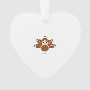 Football Turkey Oversized T-Shirt.png Ornament