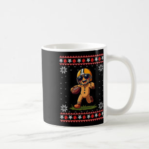 Football Ugly Christmas Men Kids Tees Gingerbread  Coffee Mug