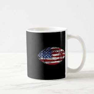 Football Usa American Flag Vintage Gift Coffee Mug