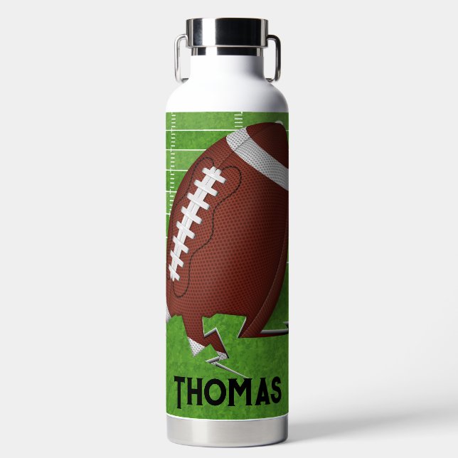 Football Water Bottle (Front)