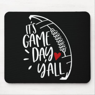 Football Women Football Player Mom Game Day Mouse Pad