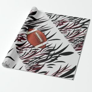 Football wrapping paper-Design Carolina Paper
